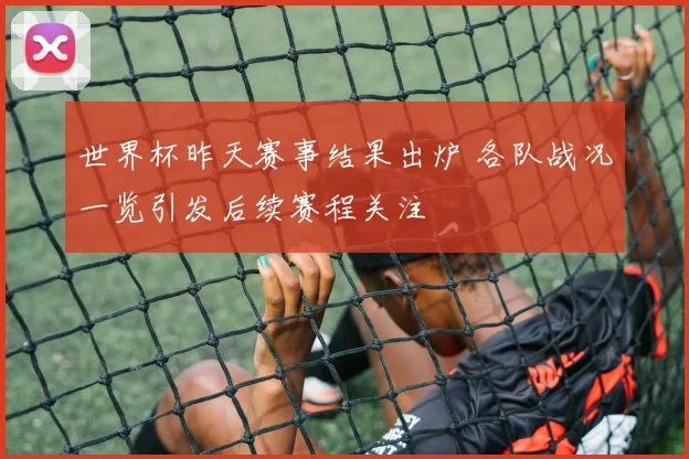 世界杯昨天赛事结果出炉 各队战况一览引发后续赛程关注
